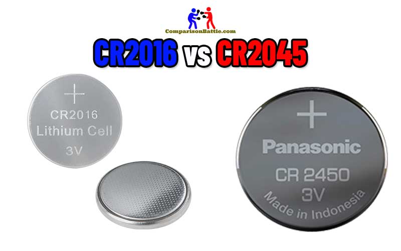 CR2016 vs CR2045